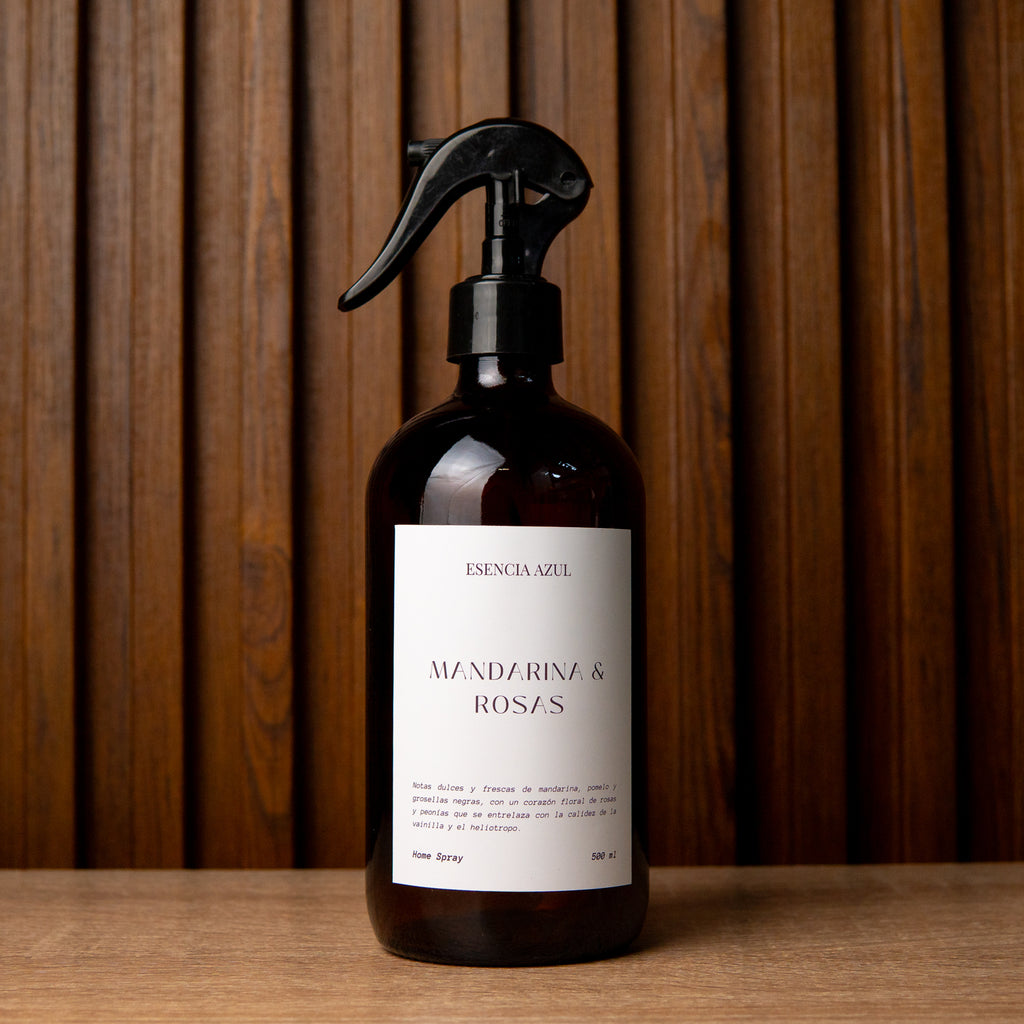 Home Spray Mandarina & Rosas 500ml - ESENCIA AZUL
