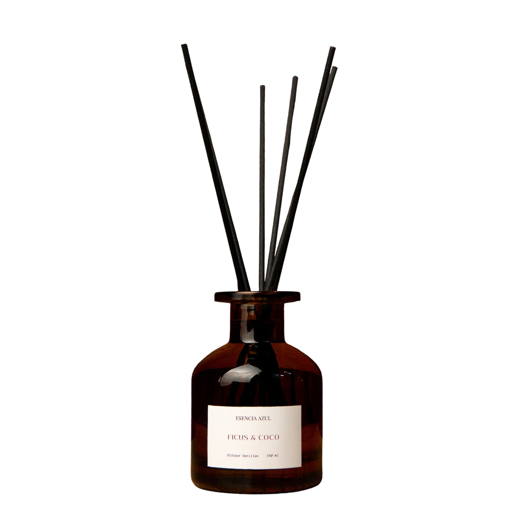 Difusor Varillas Ambar Ficus & Coco 150 ml - ESENCIA AZUL