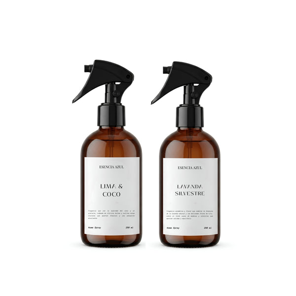 Set Home  Spray – Lima Coco + Lavanda Silvestre - ESENCIA AZUL