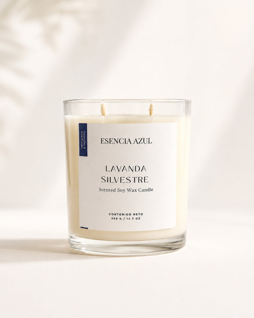 Vela cera de soja lavanda silvestre