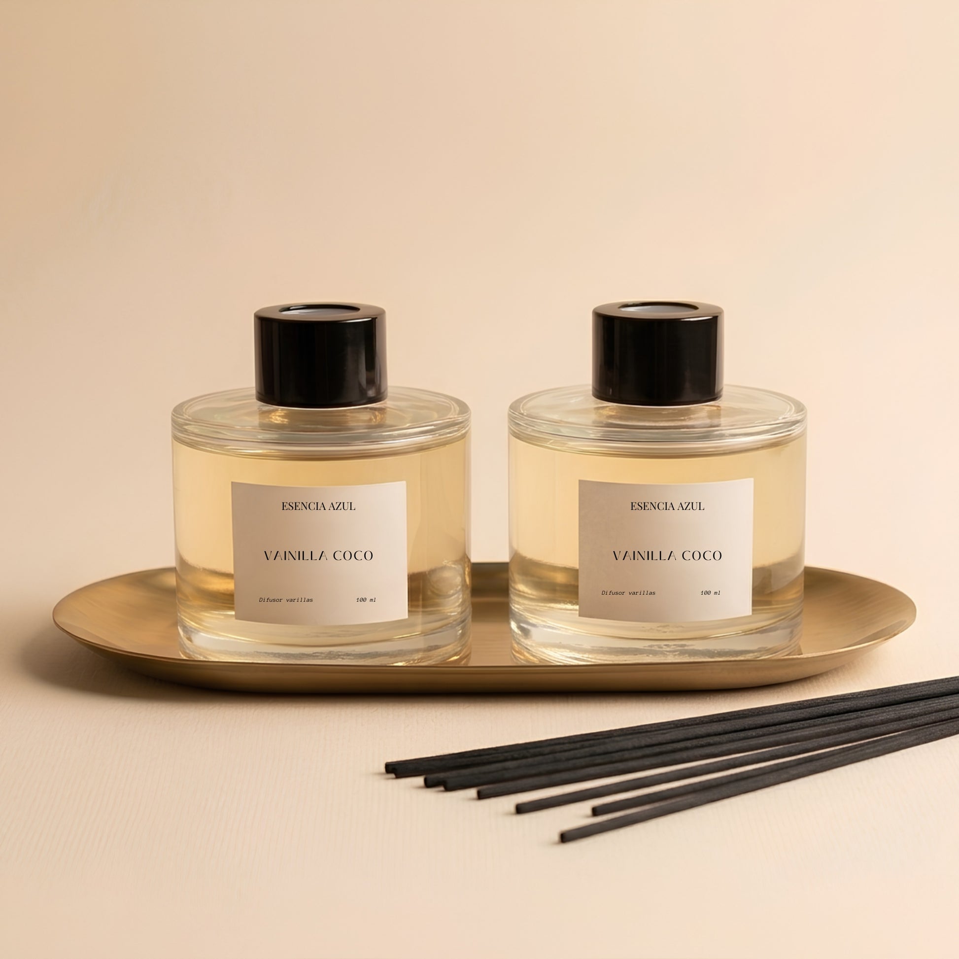 Set Difusores de Varilla 100 ml  – Vainilla Coco + Vainilla Coco